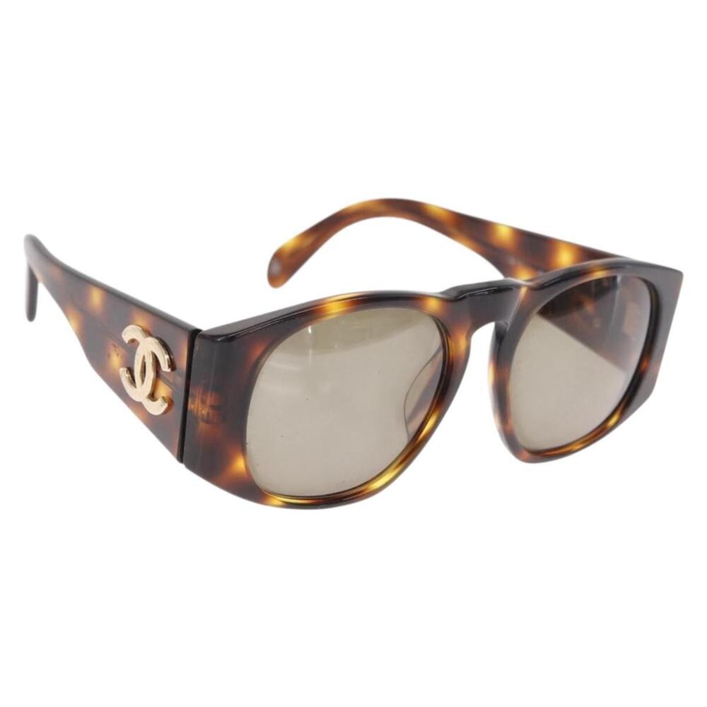 CHANEL Sunglasses plastic Brown CC Auth BA8098 - Picture 1 of 9